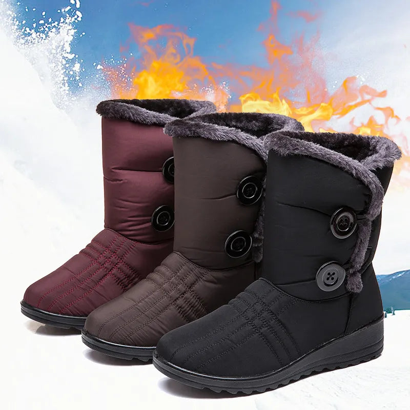 Orthostiefel - Bottes d’Hiver Ergonomiques & Imperméables pour Femmes