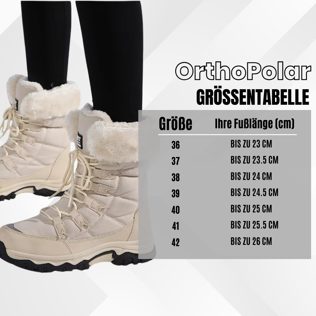 OrthoPolar - Bottes Antidouleur, Imperméables et Isolées pour Automne et Hiver