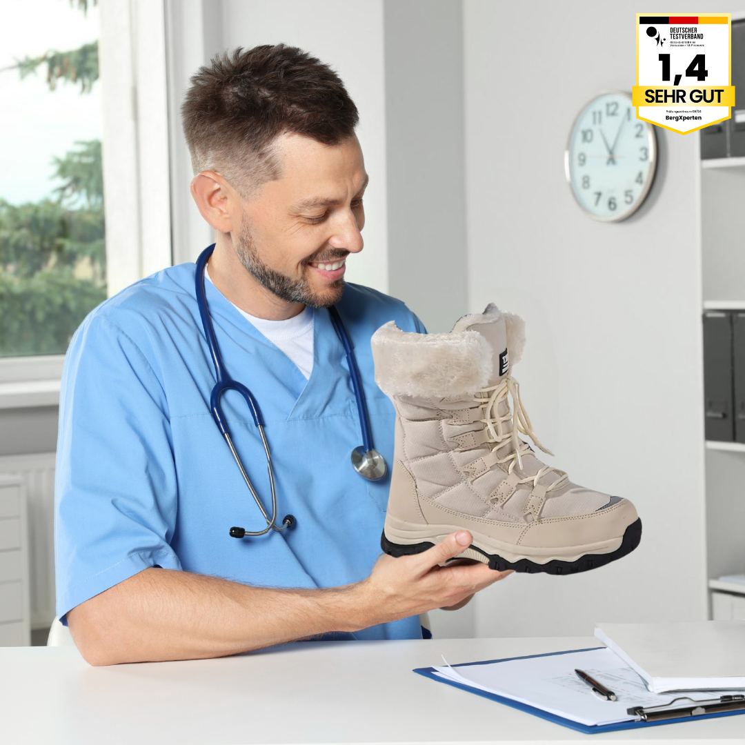 OrthoPolar - Bottes Antidouleur, Imperméables et Isolées pour Automne et Hiver