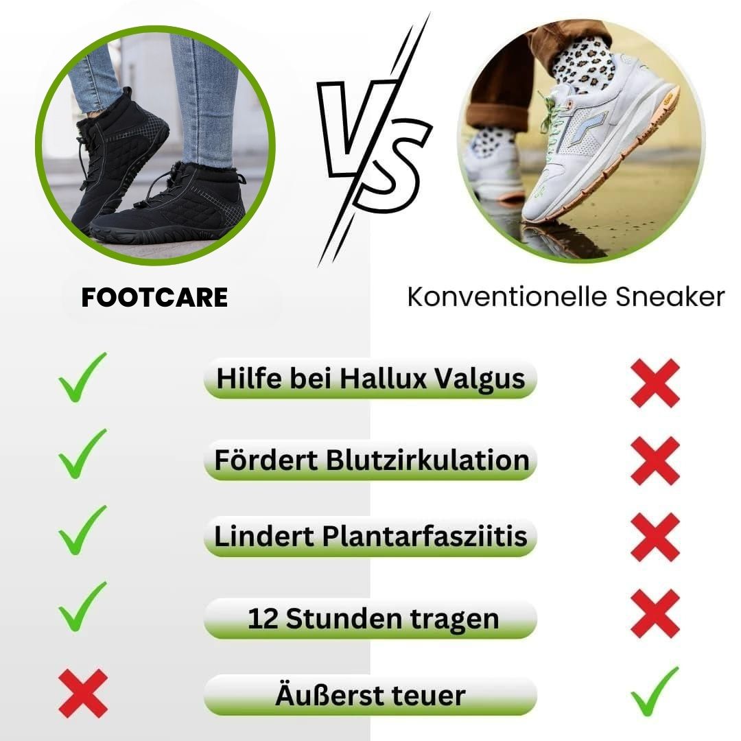 FootCare - Chaussure Pieds Nus Antidouleur & Imperméable pour Confort Maximal