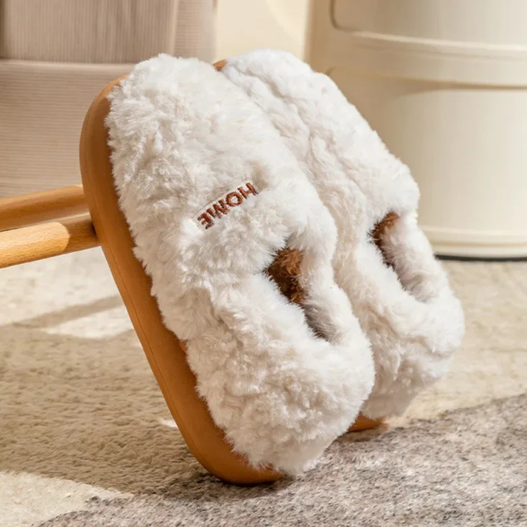 Home - Chaussons en Peluche Doublés