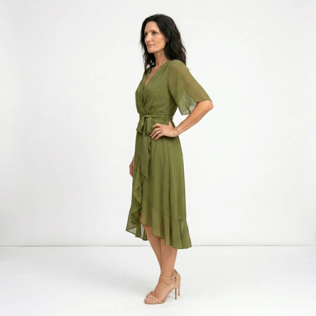 Monique - Robe midi fluide légère