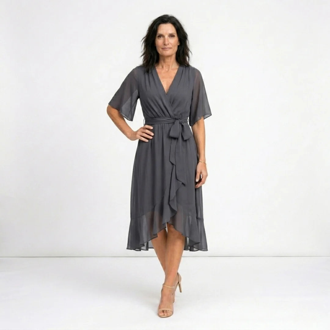 Monique - Robe midi fluide légère