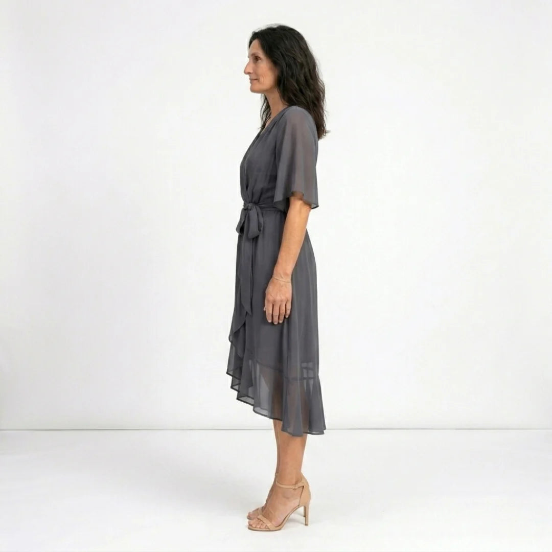 Monique - Robe midi fluide légère