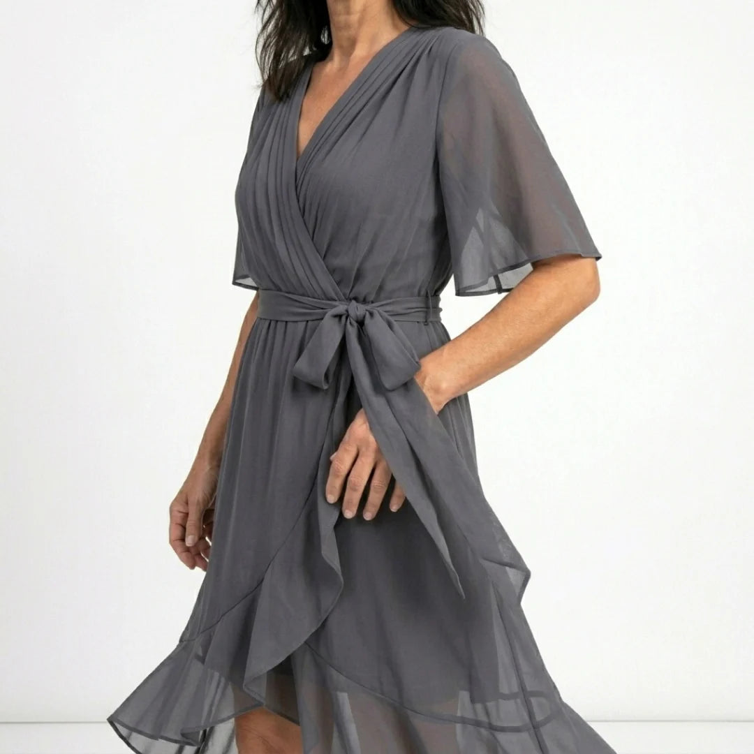 Monique - Robe midi fluide légère