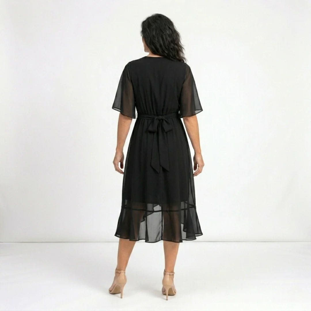 Monique - Robe midi fluide légère