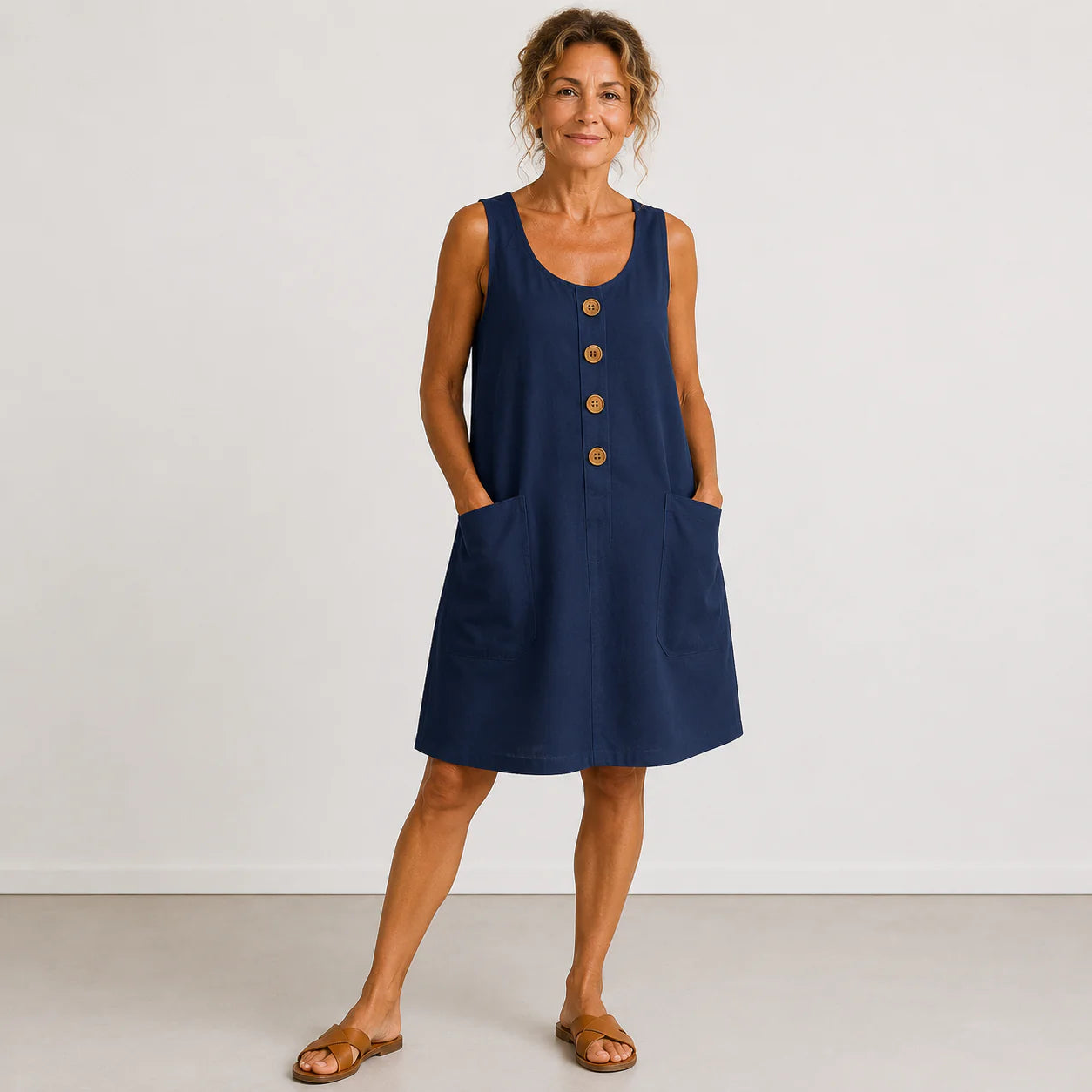 Maud - Robe en coton en lin