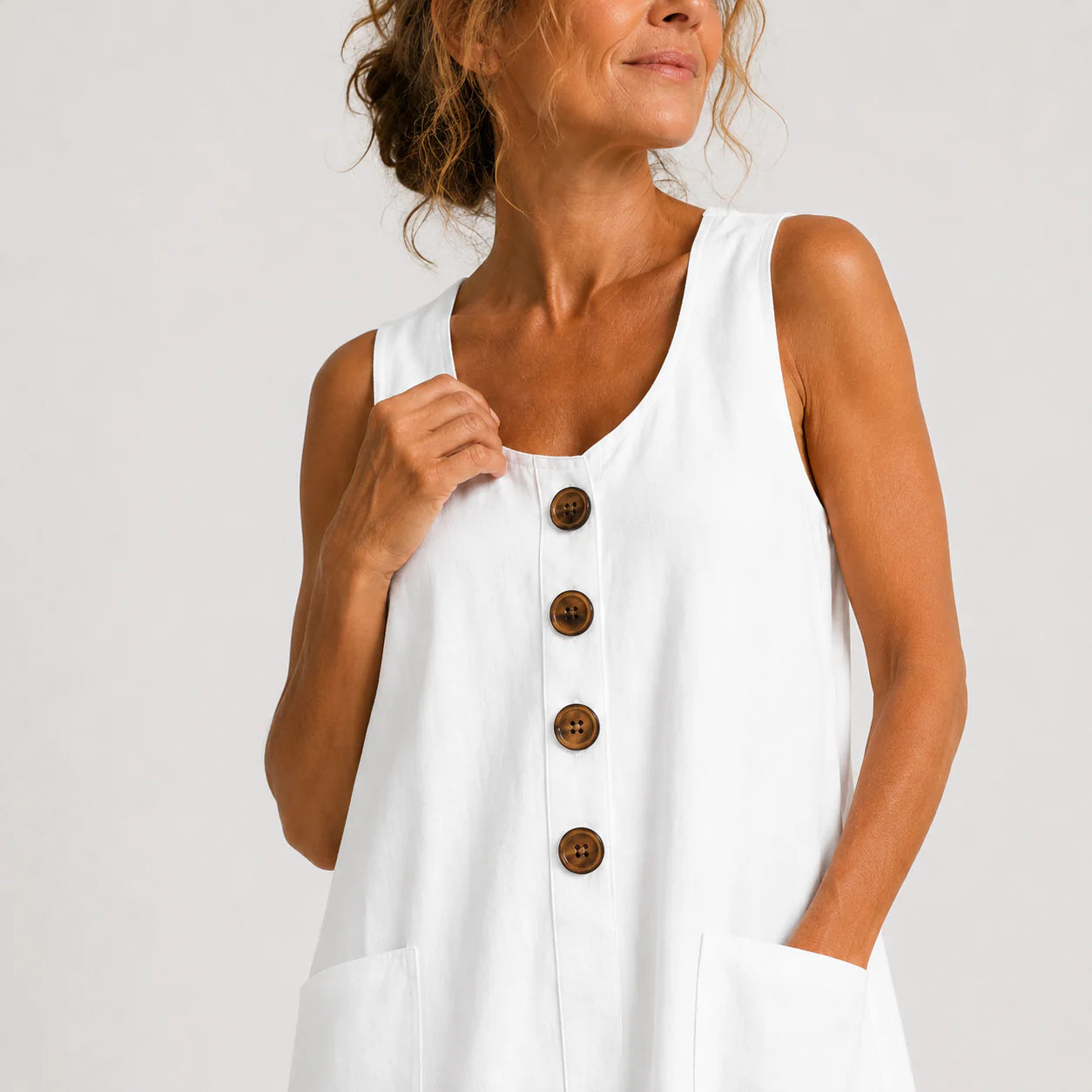 Maud - Robe en coton en lin