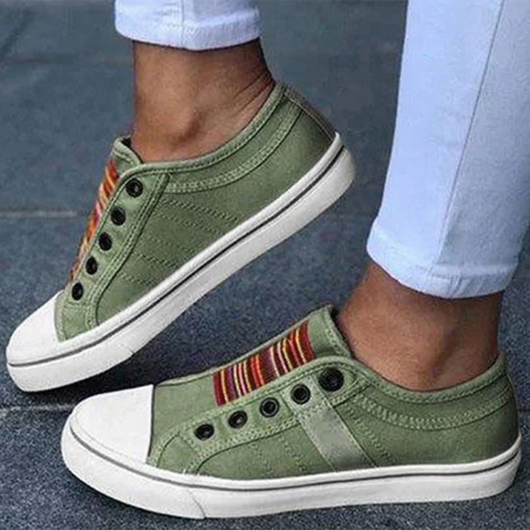 Hanna - Sneakers Slip-On Décontractées