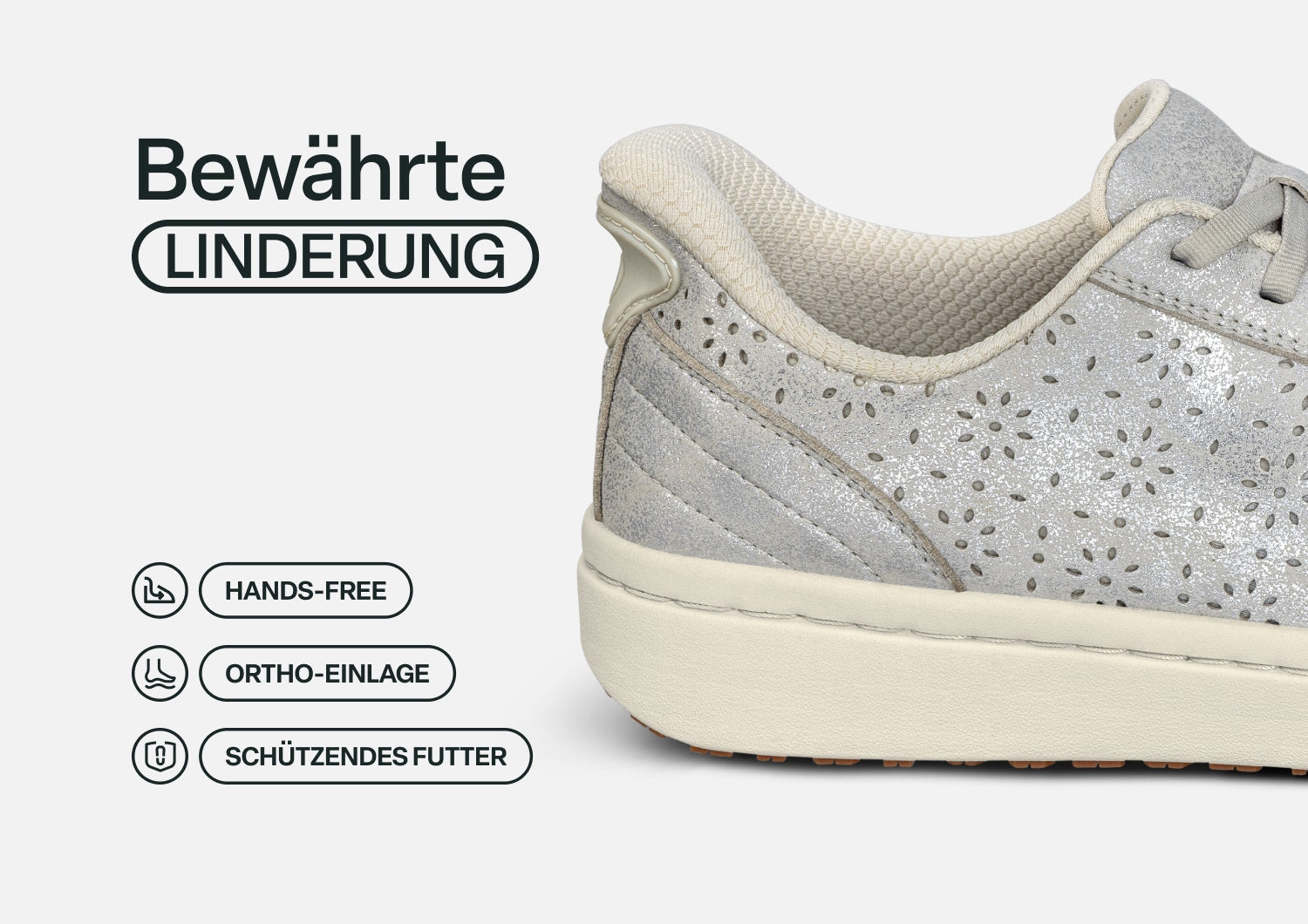 Elise - Le Sneaker Confort Hands-Free pour Journées Élégantes