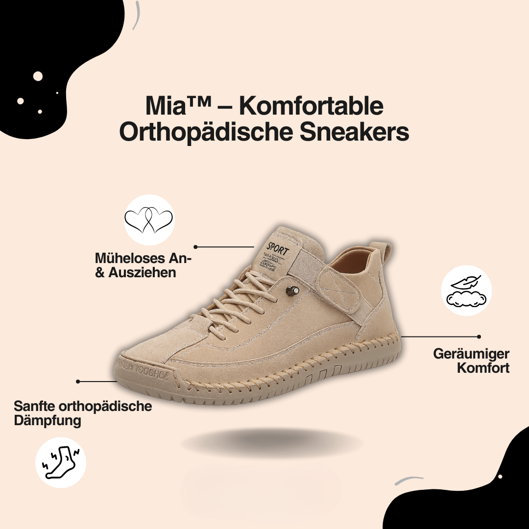 Mia – Sneakers Orthopédiques Confortables et Sans Douleur