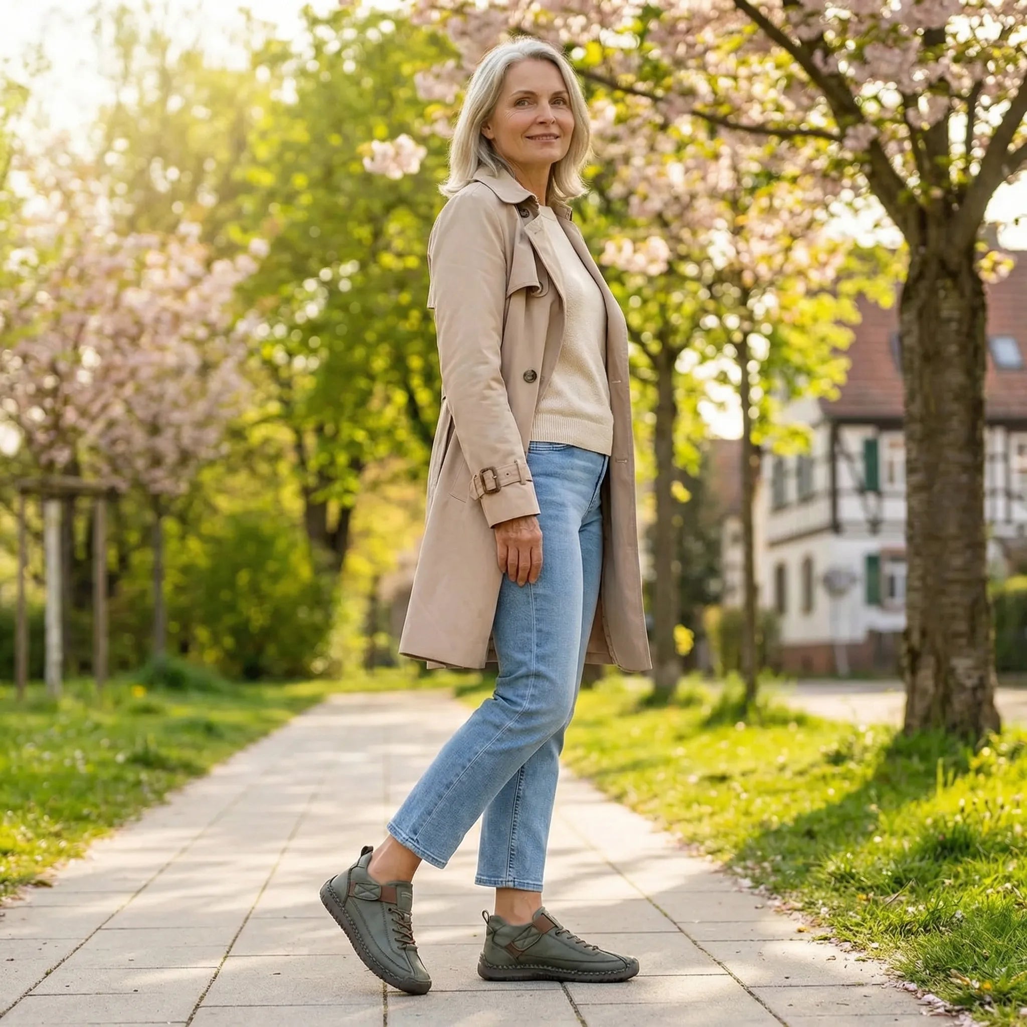 Mia – Sneakers Orthopédiques Confortables et Sans Douleur