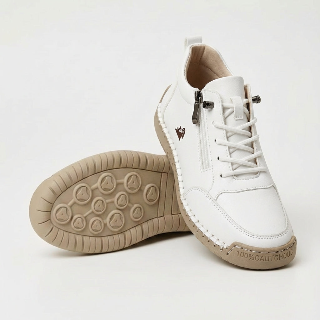 Mila – Sneakers Orthopédiques Confortables + Fermeture Éclair