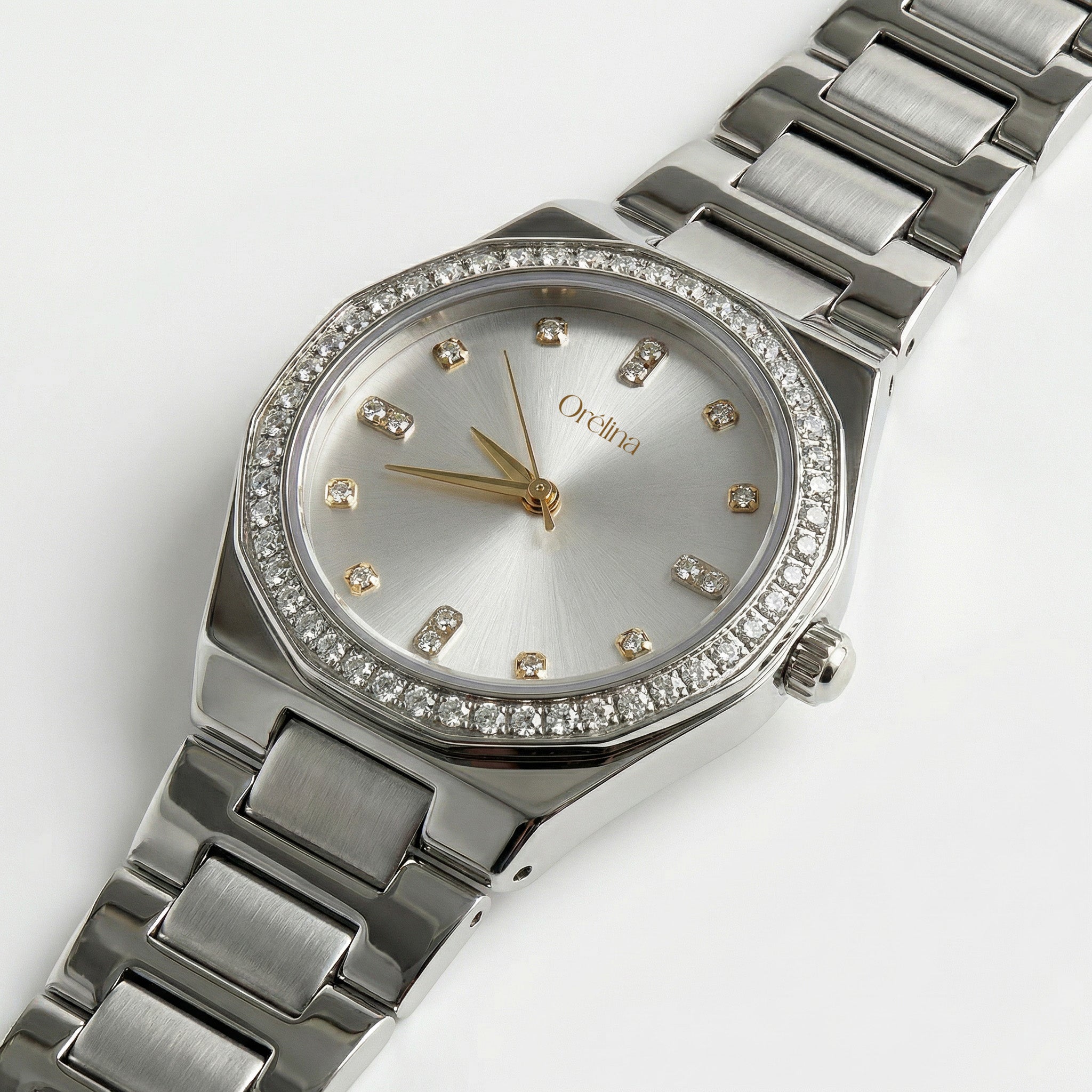 Muse-Uhr – Sanftes Silber
