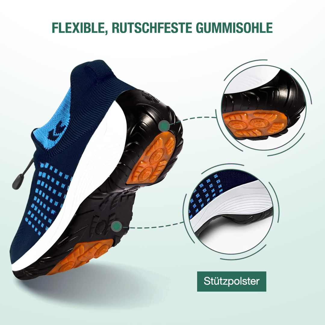Ambulo Chaussures Orthopédiques Tissu Tricoté - Bleu Marine