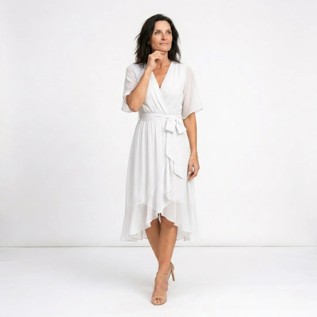 Monique - Robe midi fluide légère