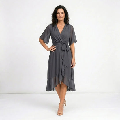 Monique - Robe midi fluide légère