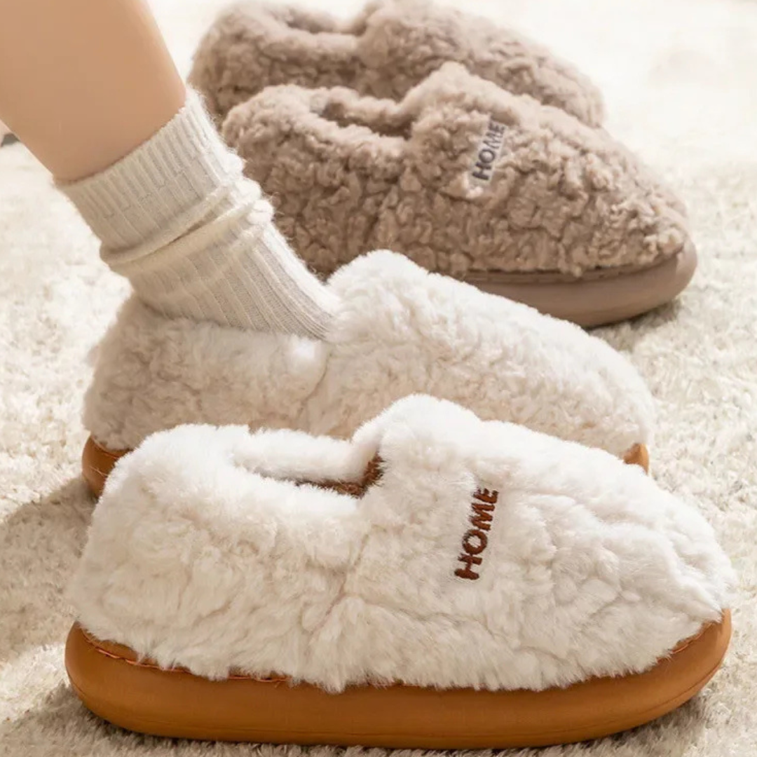 Home - Chaussons en Peluche Doublés