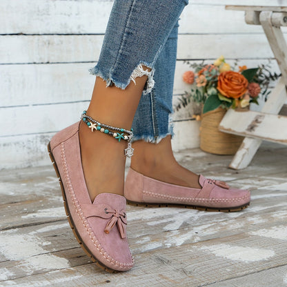 Nadine – Mocassins Classiques avec Détail à Pampilles