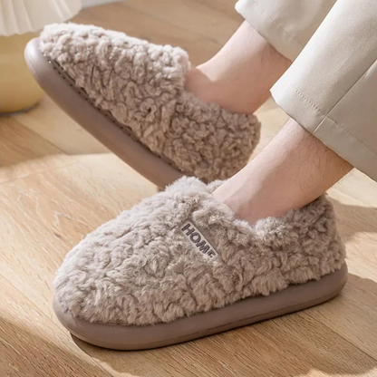 Home - Chaussons en Peluche Doublés