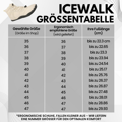 IceWalk - Chaussures Pieds Nus Thermiques Antidouleur & Imperméables