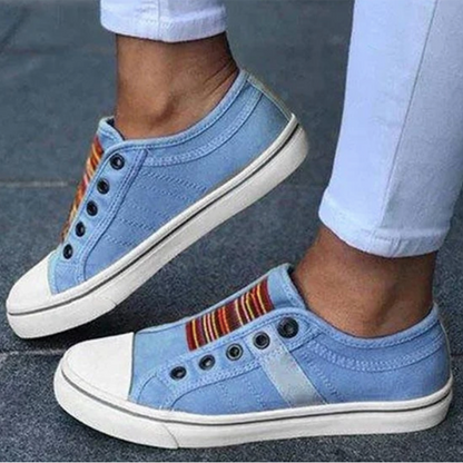 Hanna - Sneakers Slip-On Décontractées