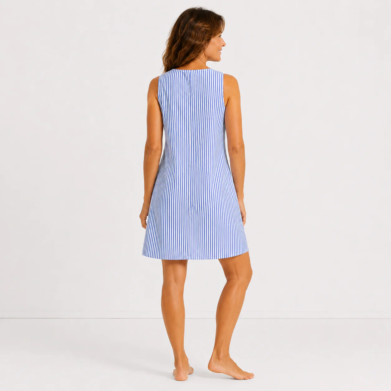 Isabeau – Robe rayée à bretelles