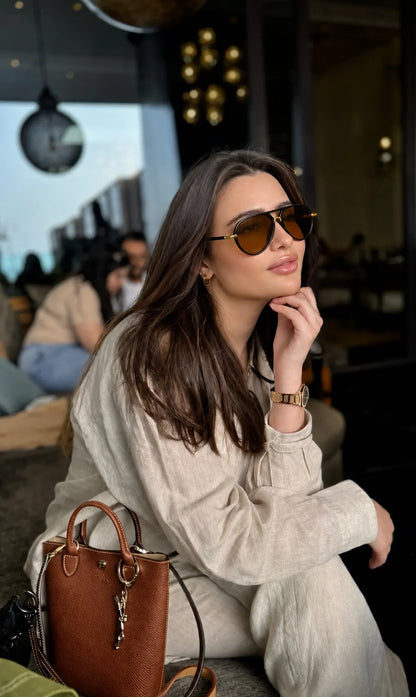 Lunettes de soleil aviateur Viola