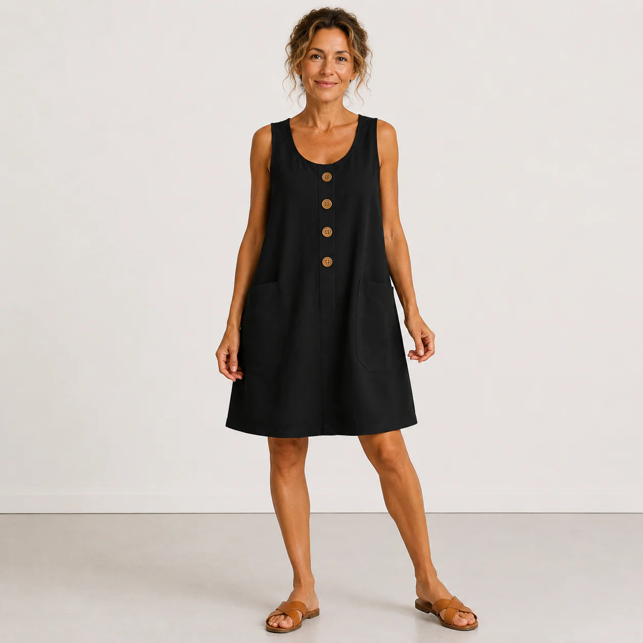 Maud - Robe en coton en lin