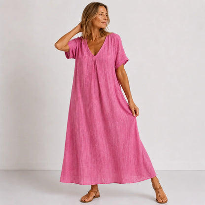 Camille – Robe longue fluide