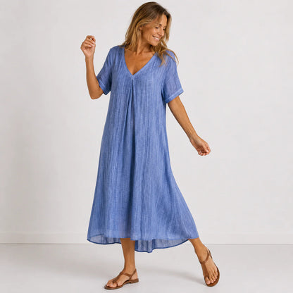 Camille – Robe longue fluide
