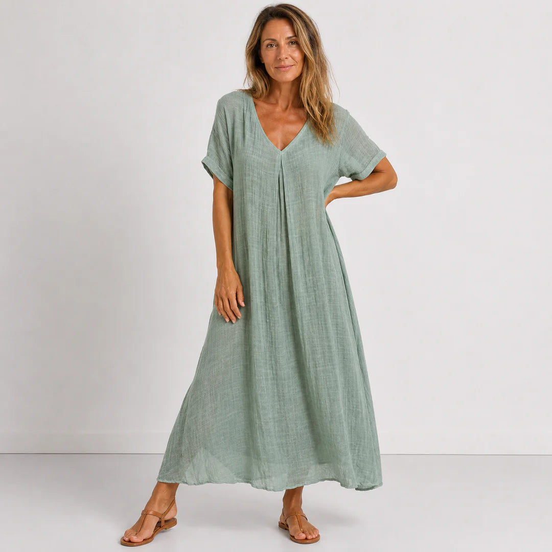 Camille – Robe longue fluide