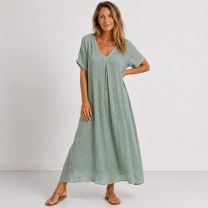 Camille – Robe longue fluide