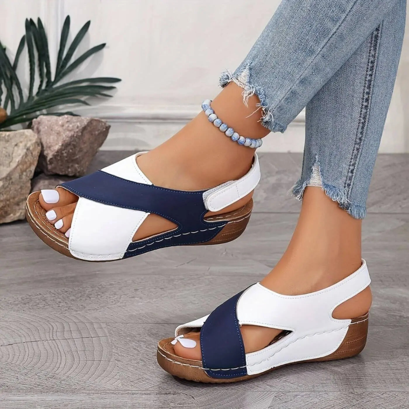 Nicole – Sandales Orthopédiques à Bout Ouvert