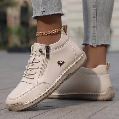 Mila – Sneakers Orthopédiques Confortables + Fermeture Éclair