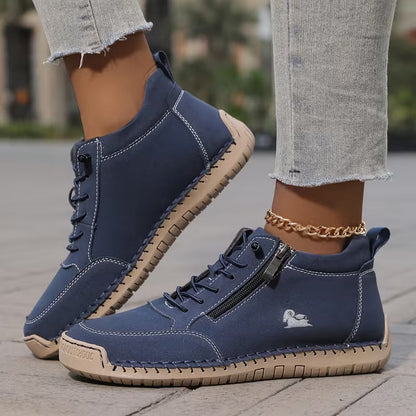Mila – Sneakers Orthopédiques Confortables + Fermeture Éclair