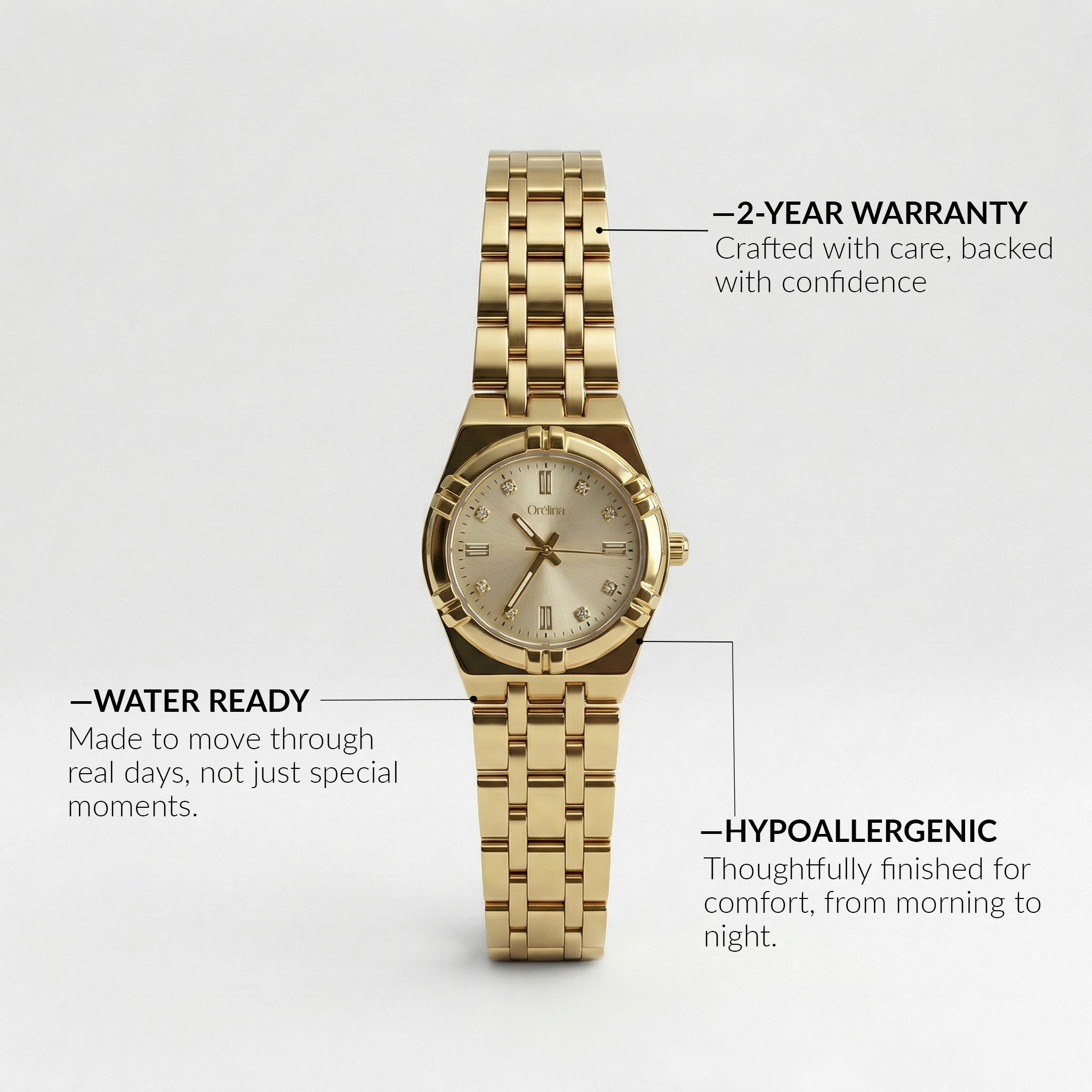 Uhr Elara – Champagne
