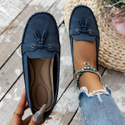 Nadine – Mocassins Classiques avec Détail à Pampilles