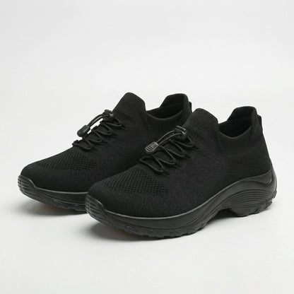Ambulo Chaussures Orthopédiques Tissu Tricoté - Vert Noir