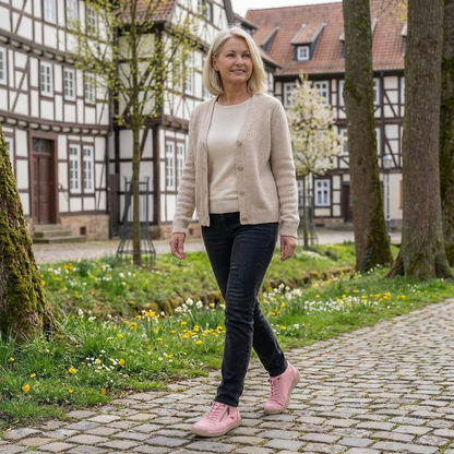 Mila – Sneakers Orthopédiques Confortables + Fermeture Éclair