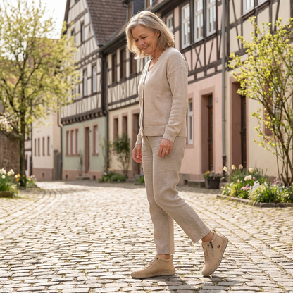 Mila – Sneakers Orthopédiques Confortables + Fermeture Éclair