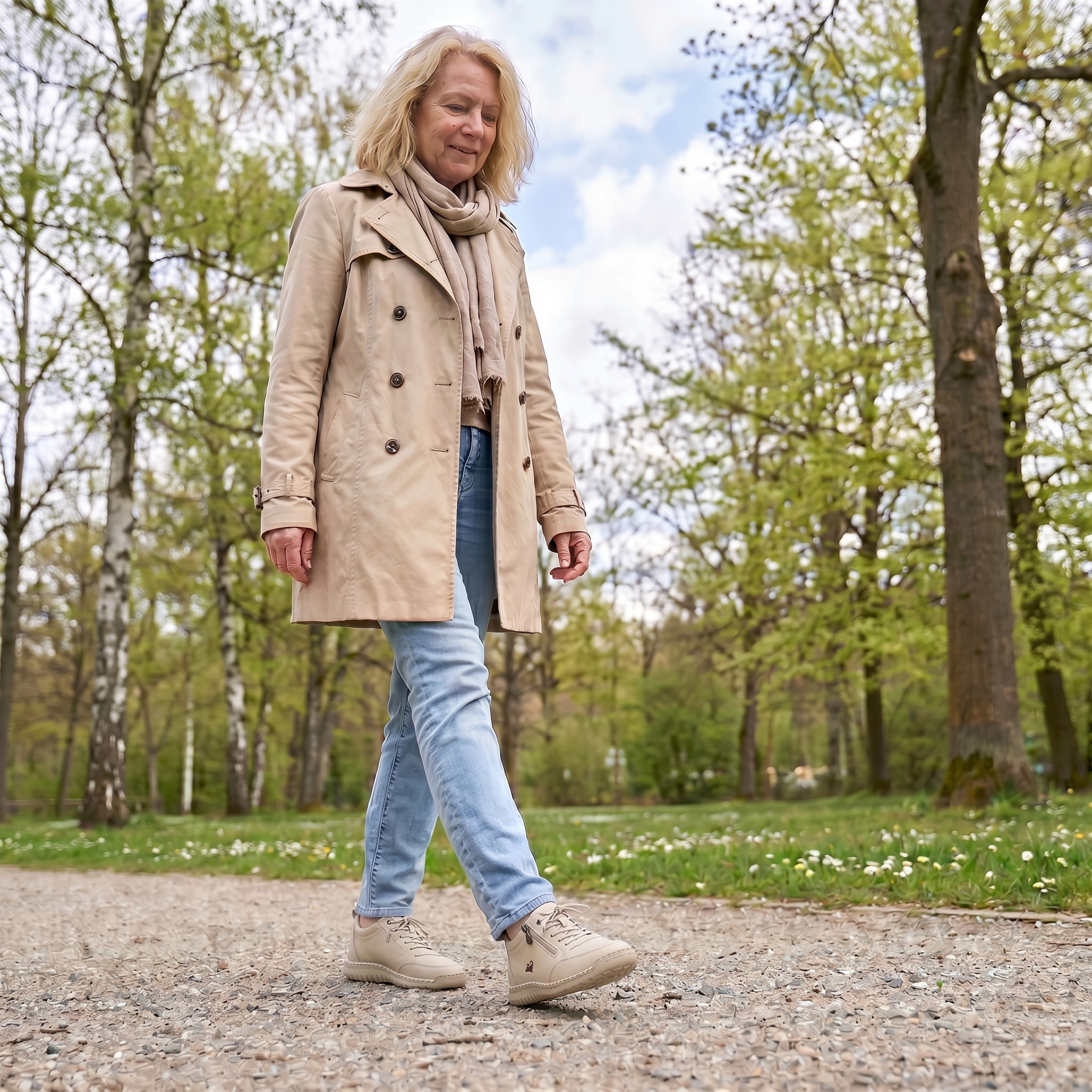 Mila – Sneakers Orthopédiques Confortables + Fermeture Éclair