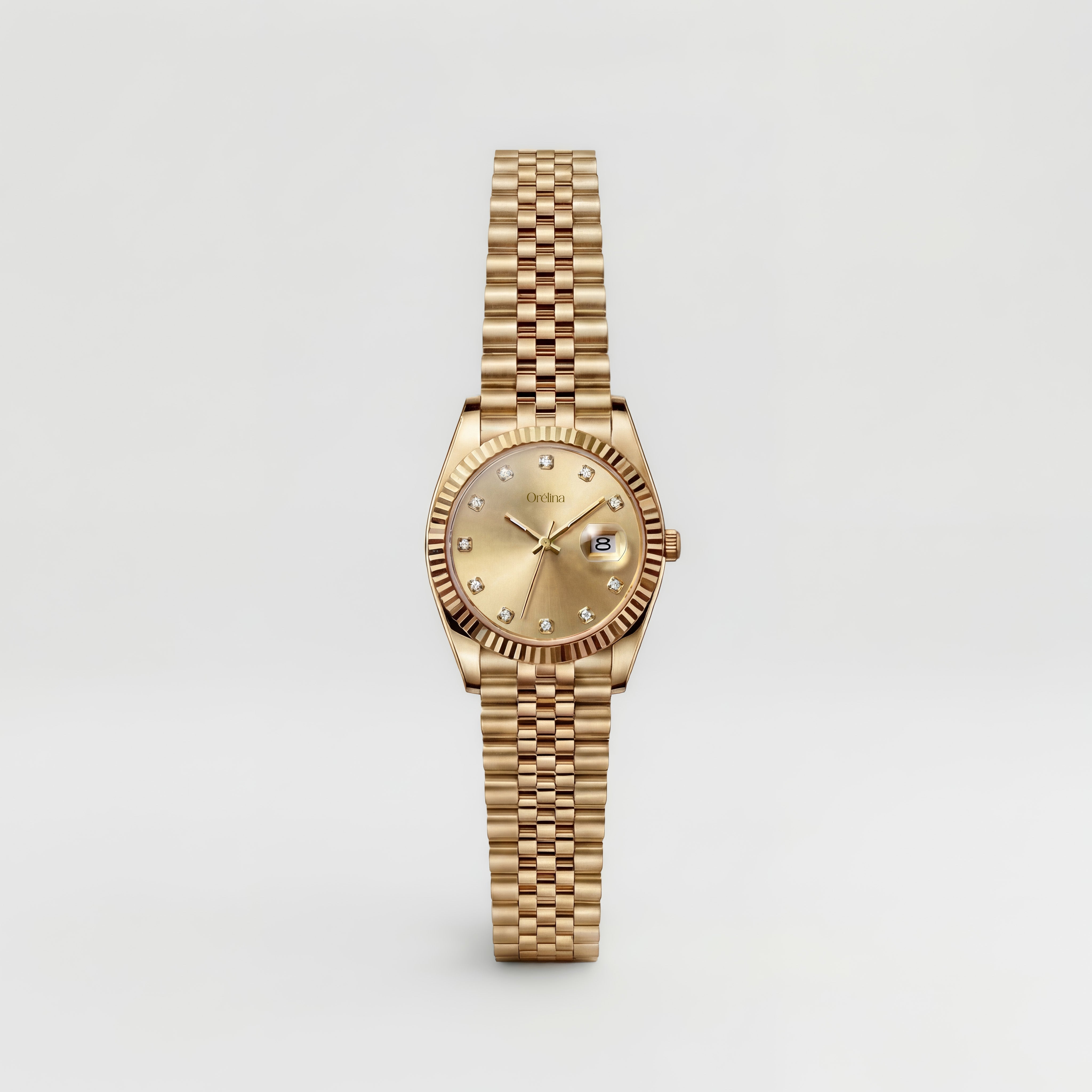 Uhr Luna – Klassisch Champagner
