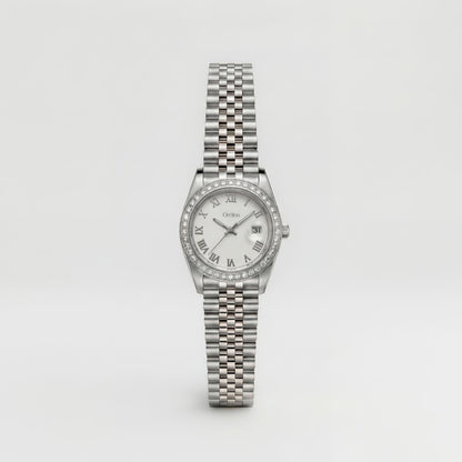 Luna Uhr – Weißgold Diamant