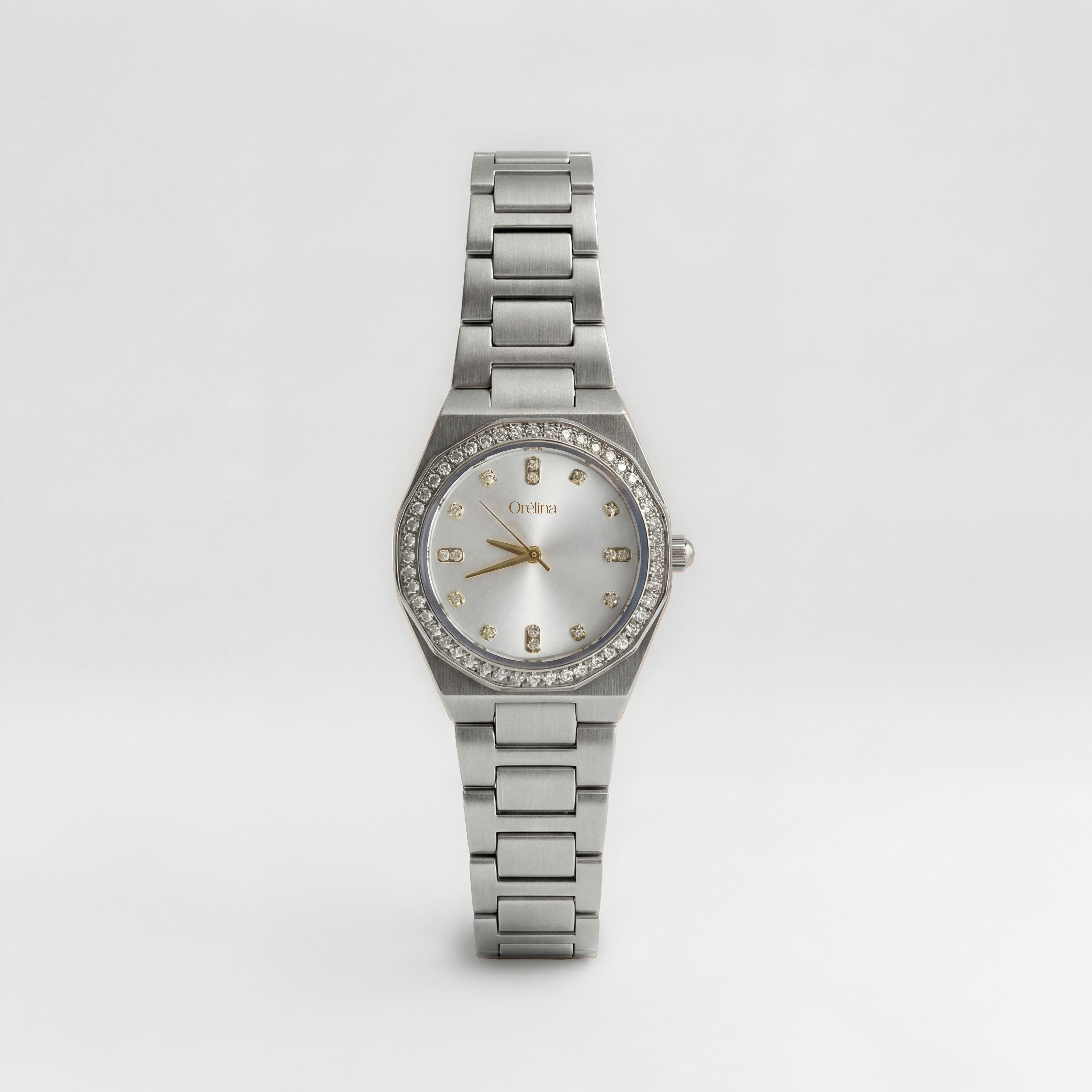 Muse-Uhr – Sanftes Silber