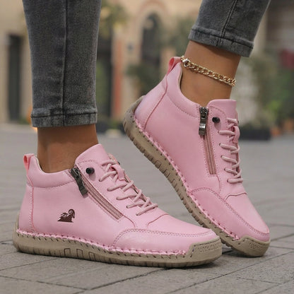 Mila – Sneakers Orthopédiques Confortables + Fermeture Éclair