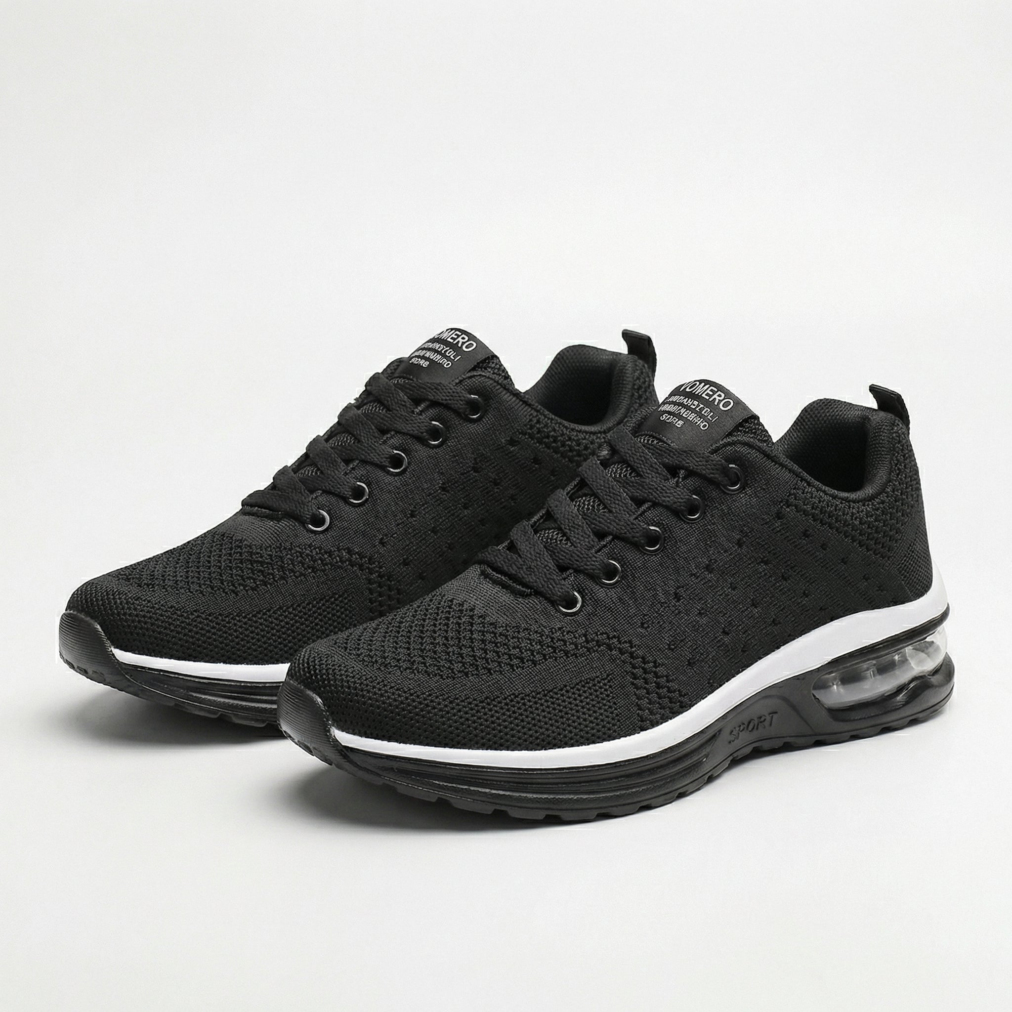 SanoWalk Chaussures Orthopédiques - Tout Noir