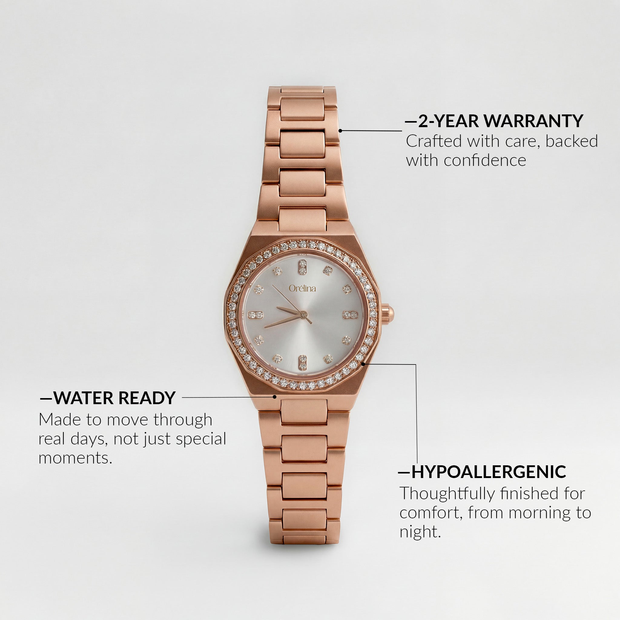 Muse Rose Gold Uhr